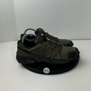 Salomon Speedcross 4 Mens Size 7.5 Green Trail Running Shoes